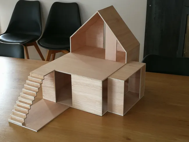The finished doll's house