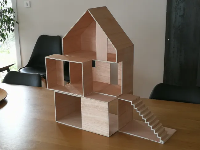 The finished doll's house